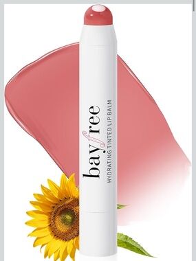 Bayfree Hydrating Tinted Lip Balm in Pink Rose Tint. New in Box!